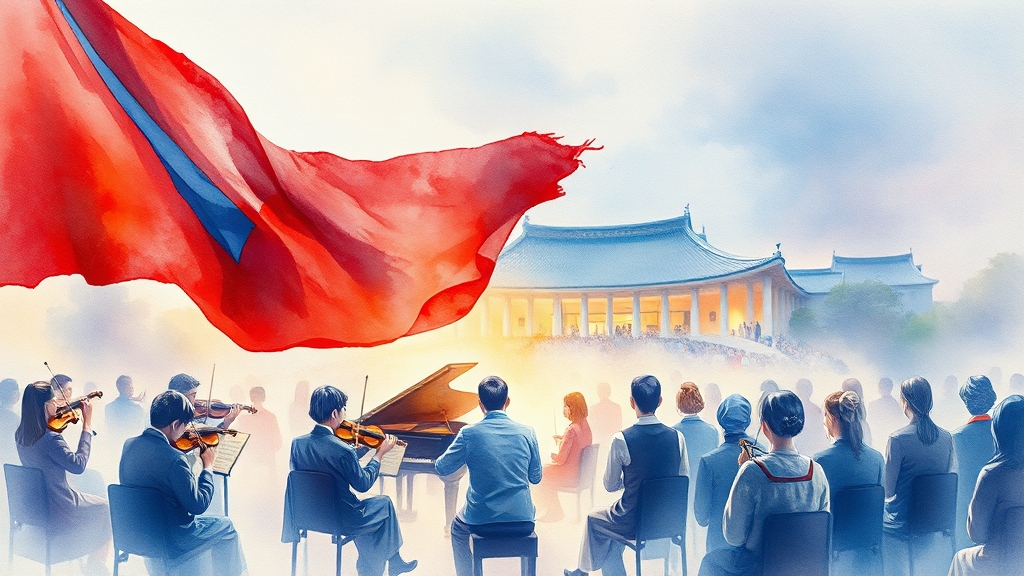 2025 광복 80주년 음악회 개요 (watercolor 스타일)