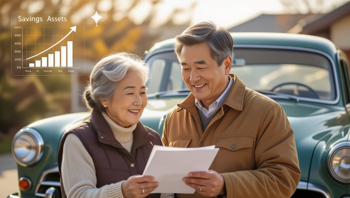 2025 기초연금 수급 자격: 변경점, 소득·재산 기준 완벽 분석 4 🚗 재산 기준 완벽 분석: 자동차와 금융자산은 어떻게 평가되나요?