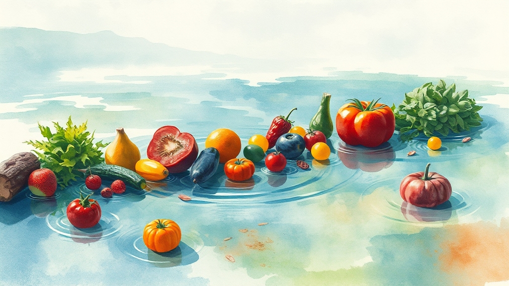 간헐적 단식: 효과, 방법, 주의사항 완벽 가이드 8 성공을 위한 팁과 식단 예시 (watercolor 스타일)