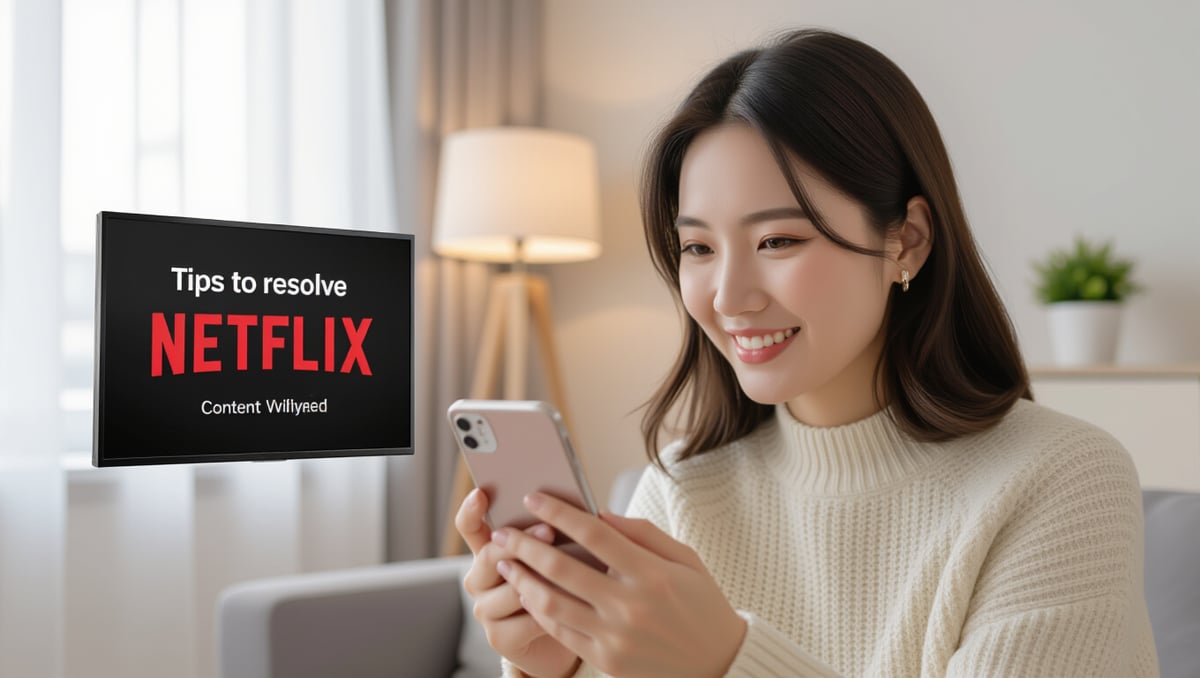 넷플릭스 성인 인증 완벽 가이드: 모바일/PC 방법부터 오류 해결까지 6 ⚠️ 넷플릭스 성인 인증 오류 해결 팁
