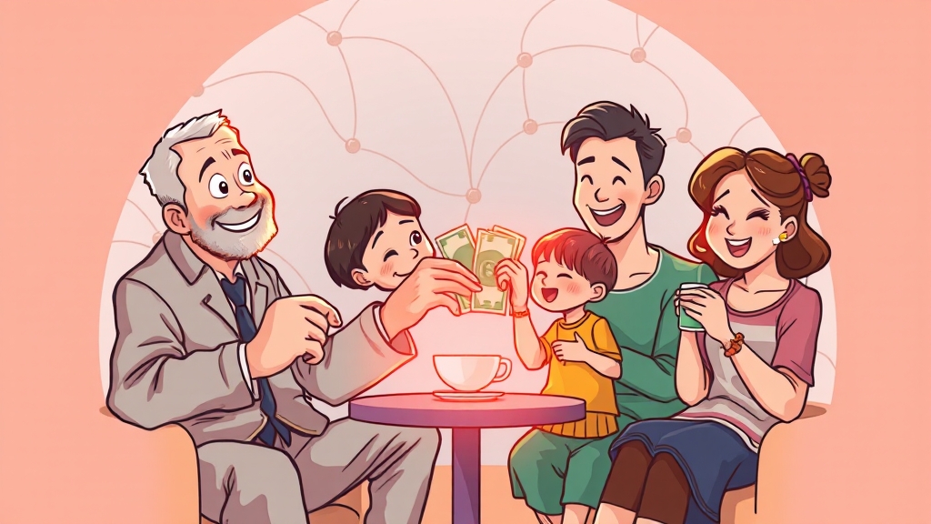 가족 계좌이체, 루머와 진실 파헤치기 (cartoon 스타일)