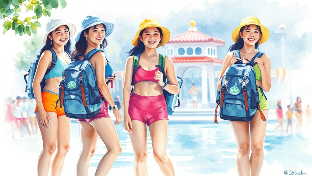 2025 속초 워터밤: 라인업, 티켓, 준비물 완벽 가이드 4 준비물 및 복장 가이드 (watercolor 스타일)